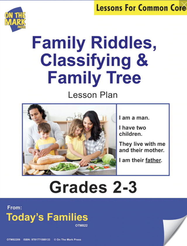 Family Riddles Classifying Family Tree Gr. 2-3 Aligned to Co