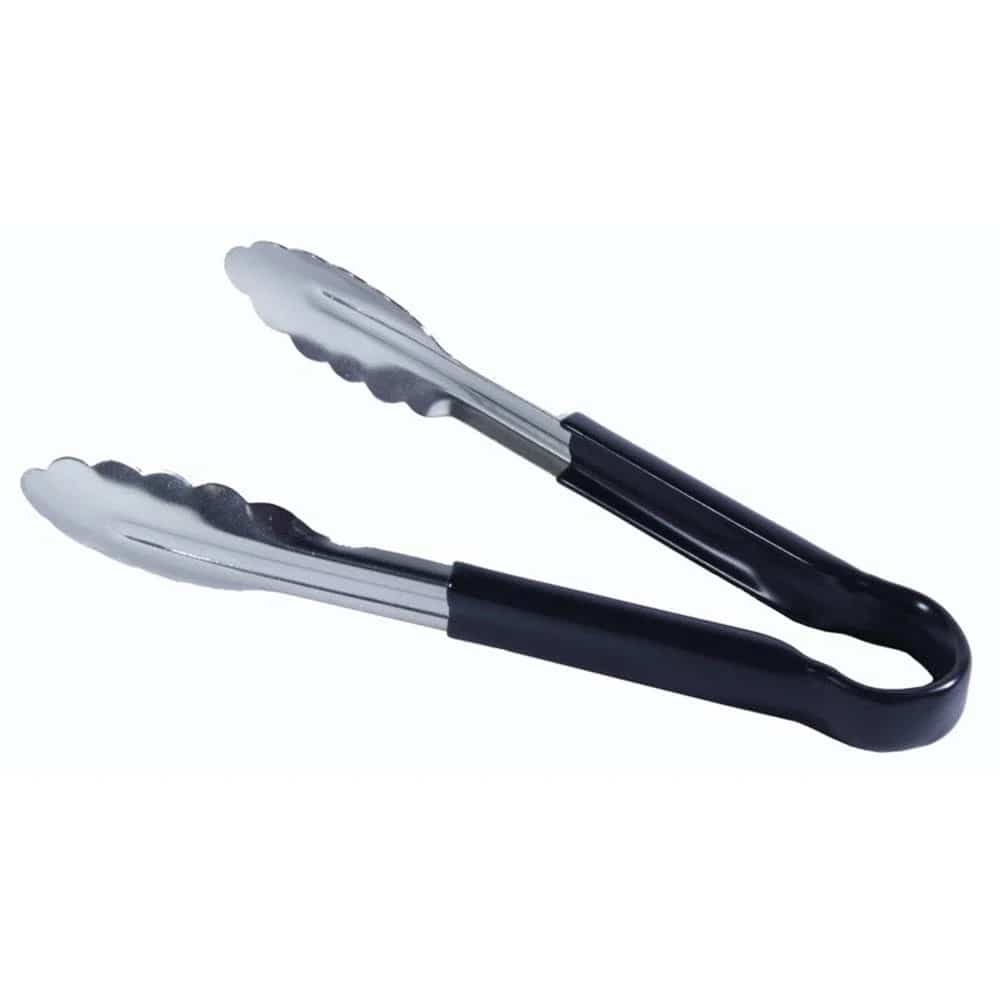 9in Black Tongs