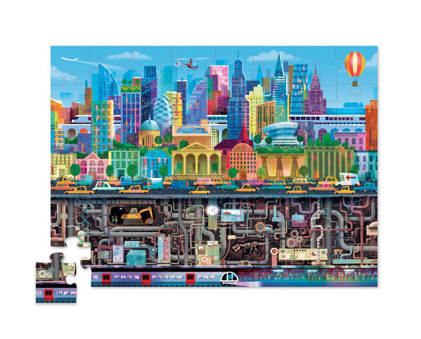 Above & Below Big City 48 pc Puzzle