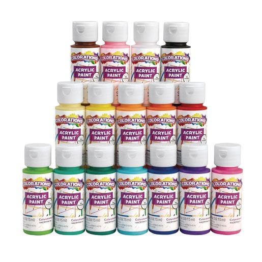 Acrylic Paint 16 Colors 2 oz each