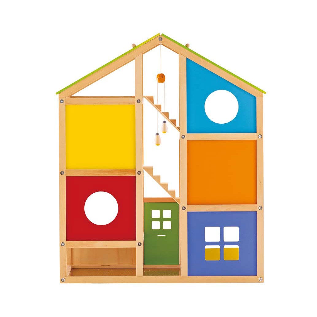All Season Wooden Dollhouse Furnished by Hape