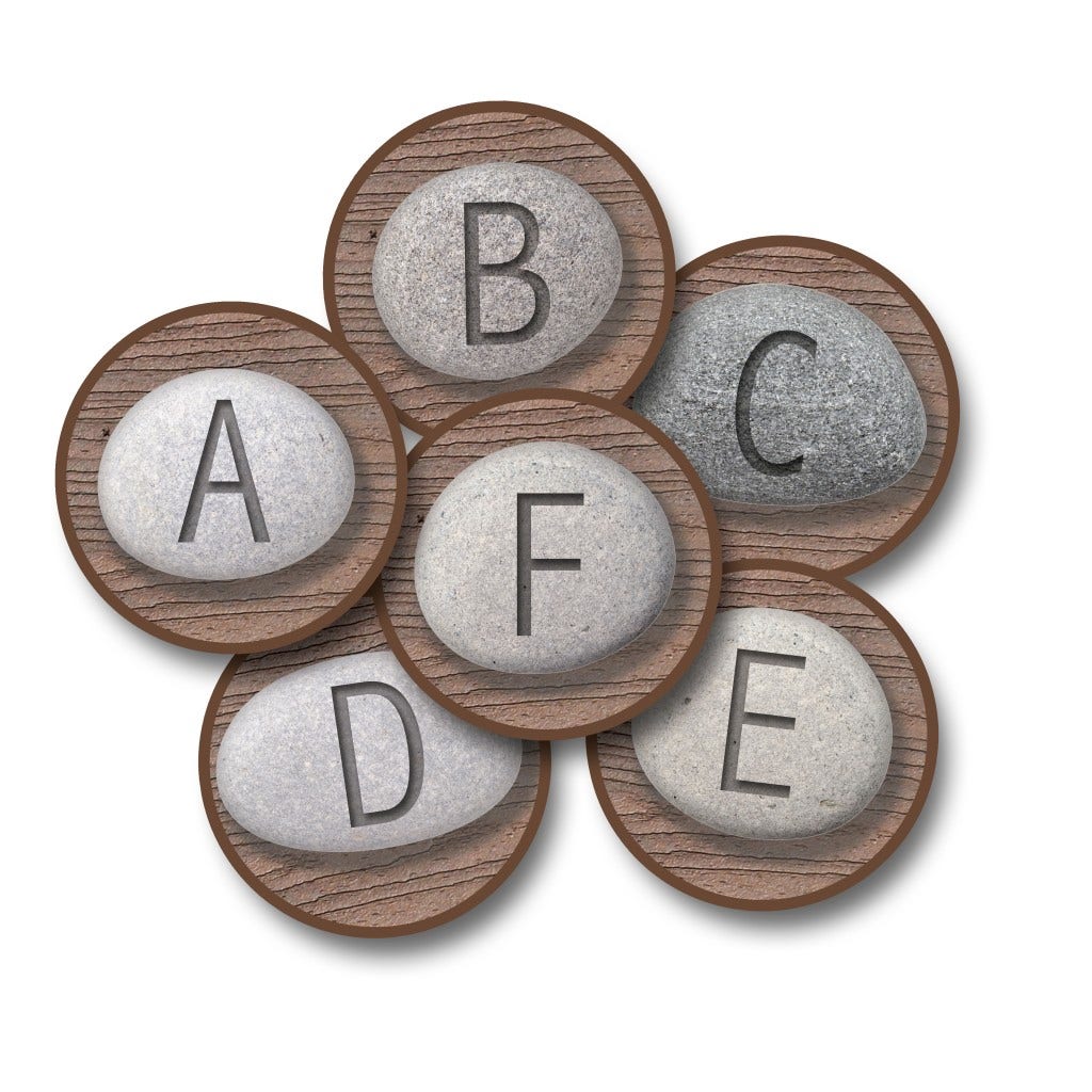 Alphabet Stones Seating Kit Set of 26