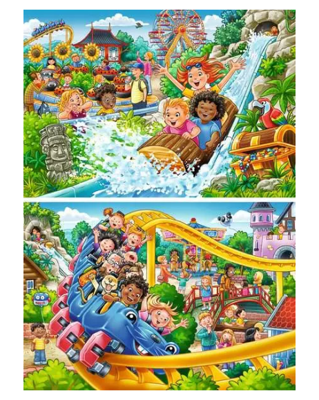 Amusement Park 2x24 Pc Puzzle