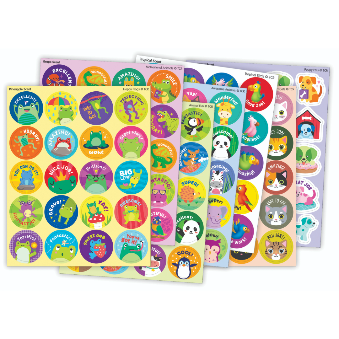 Animal Friends Smelly Stickers Variety Pack
