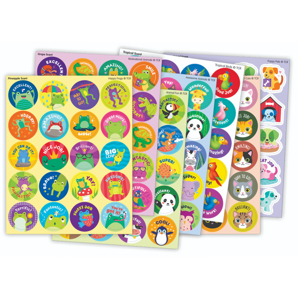 Animal Friends Smelly Stickers Variety Pack