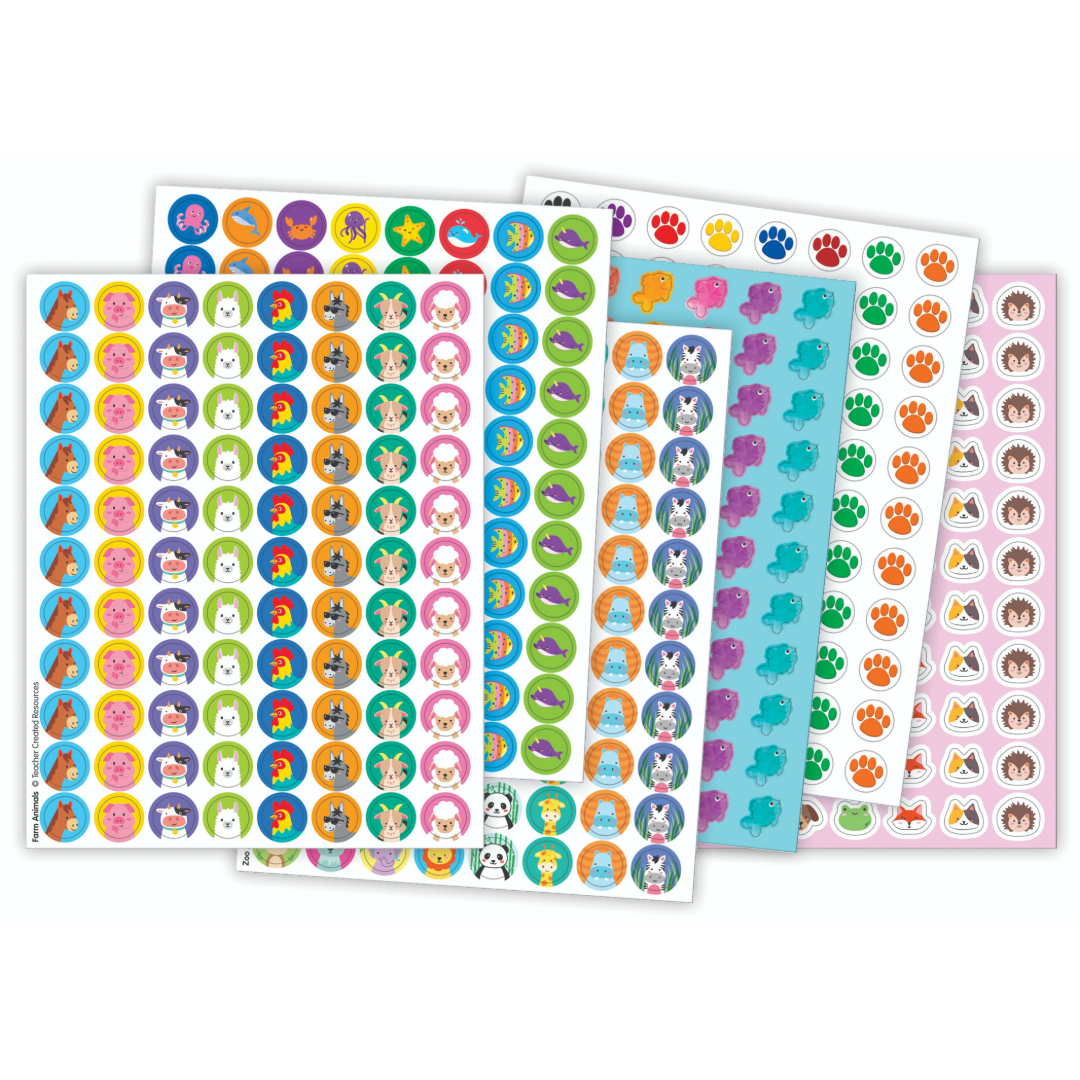 Animal Fun Mini Stickers Variety Pack