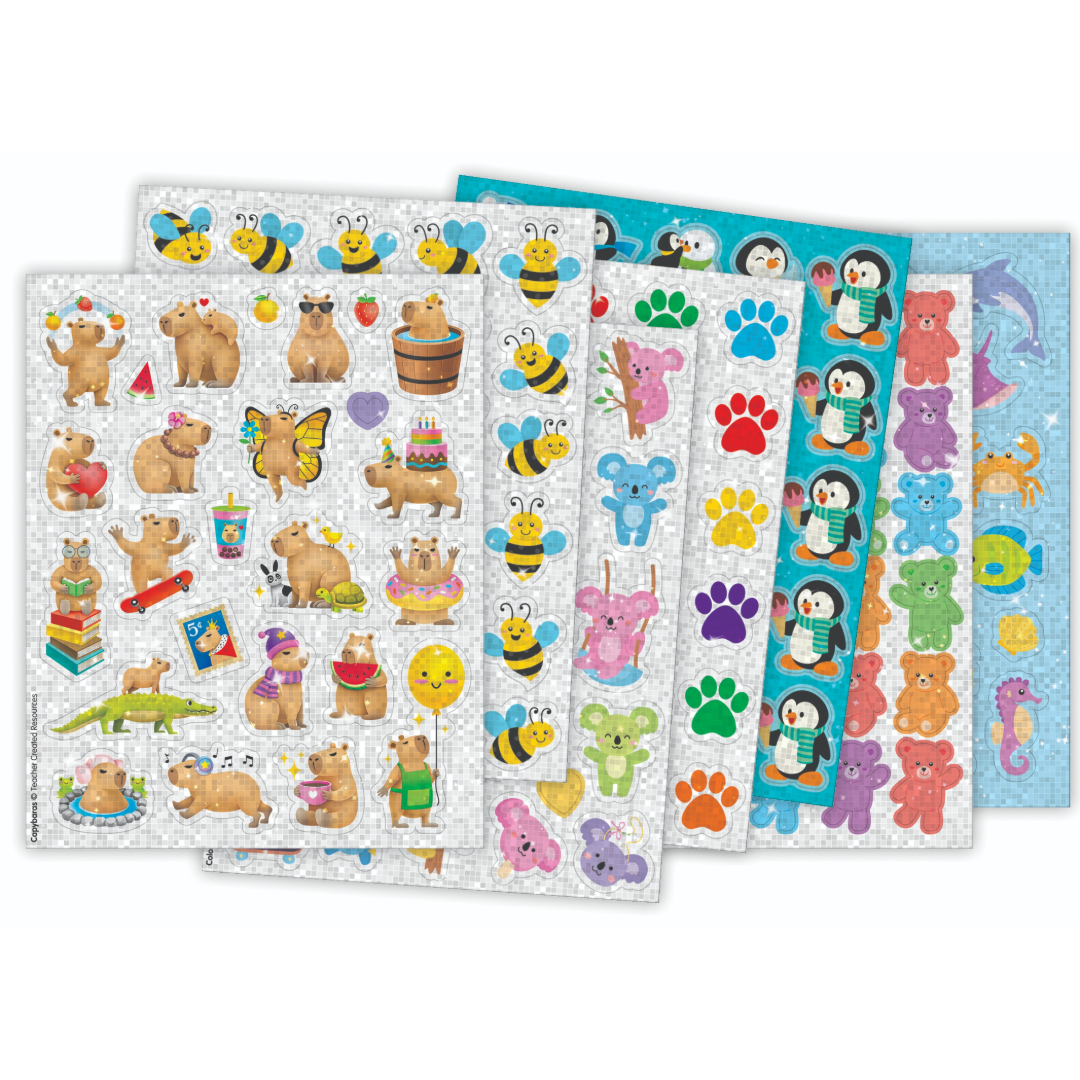 Animal Pals Sparkle Stickers Variety Pack
