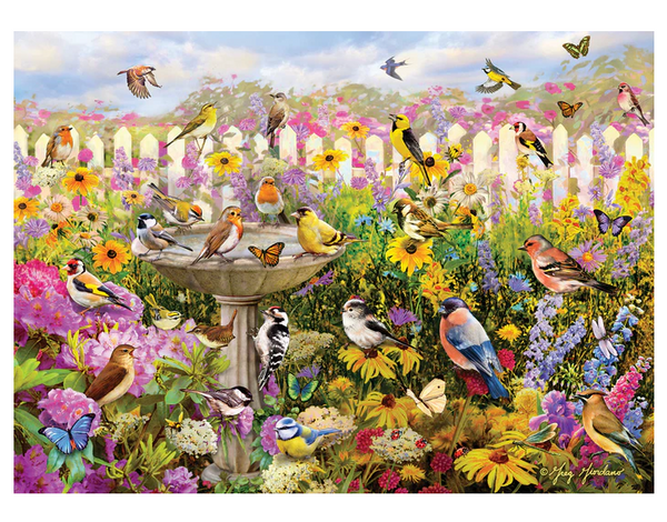Backyard Bird Bath 1000 pc Puzzle