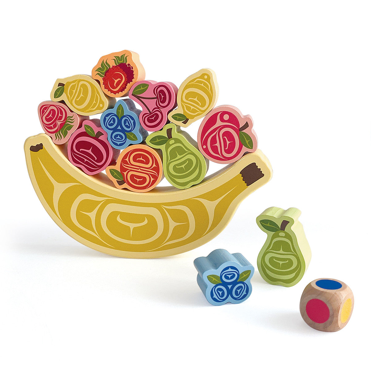 Balancing Game Fruit Salad Set