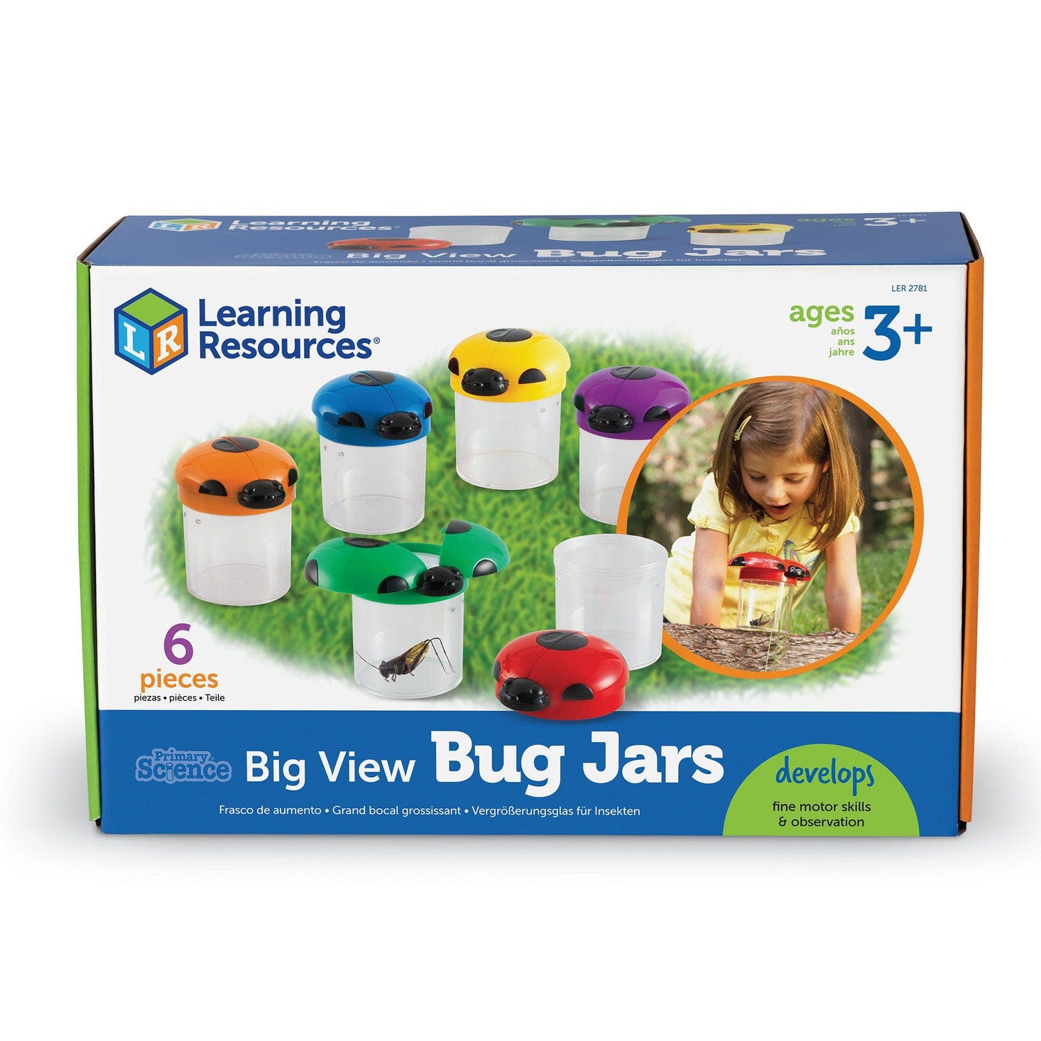 Big View Bug Jar Set of 6