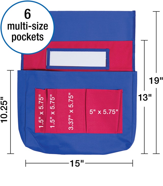 Chairback Buddy Pocket Chart Storage