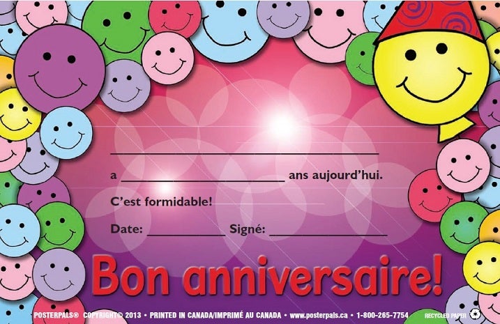 Bon Anniversaire! 32/pk