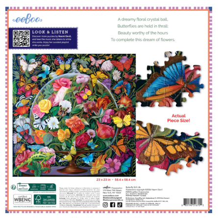 Butterfly Still Life 1000 pc Puzzle