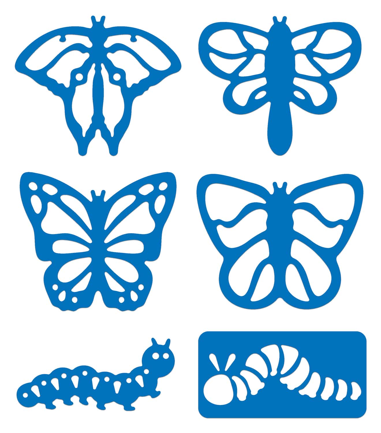 Butterfly and Friends Stencils