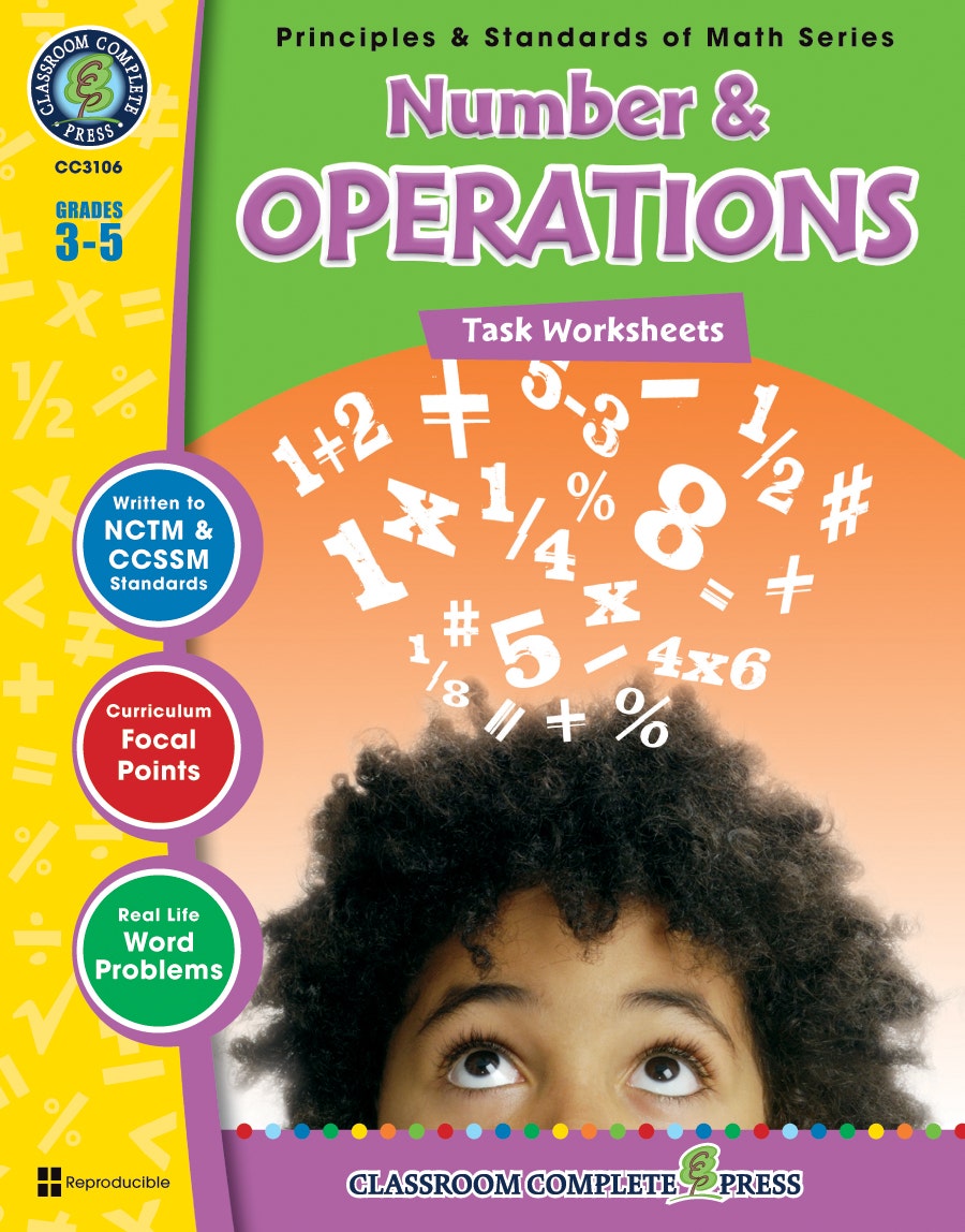 Number & Operations - Task Sheets Gr. 3-5 Ebook