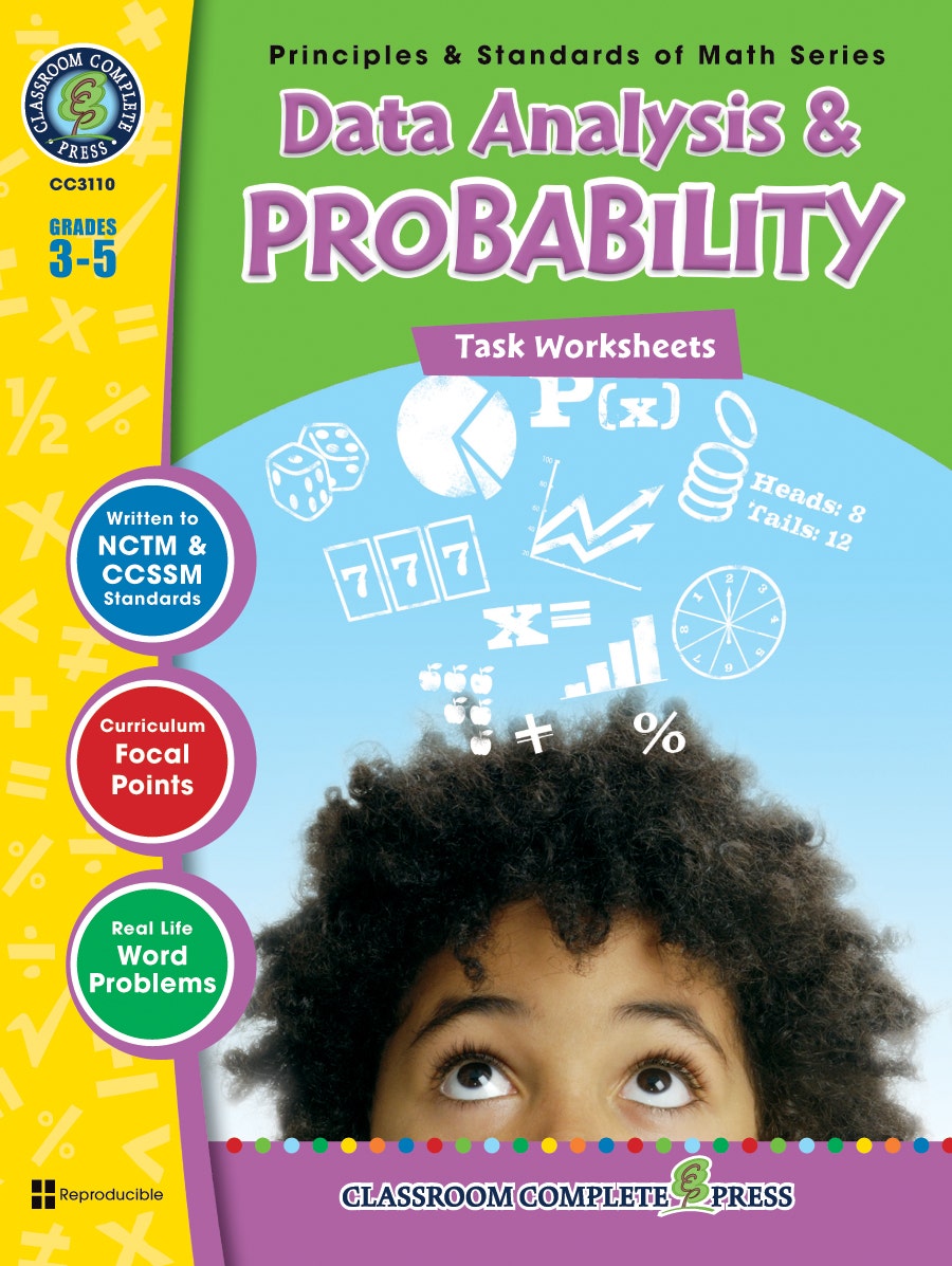 Data Analysis & Probability - Task Sheets Gr. 3-5 Ebook