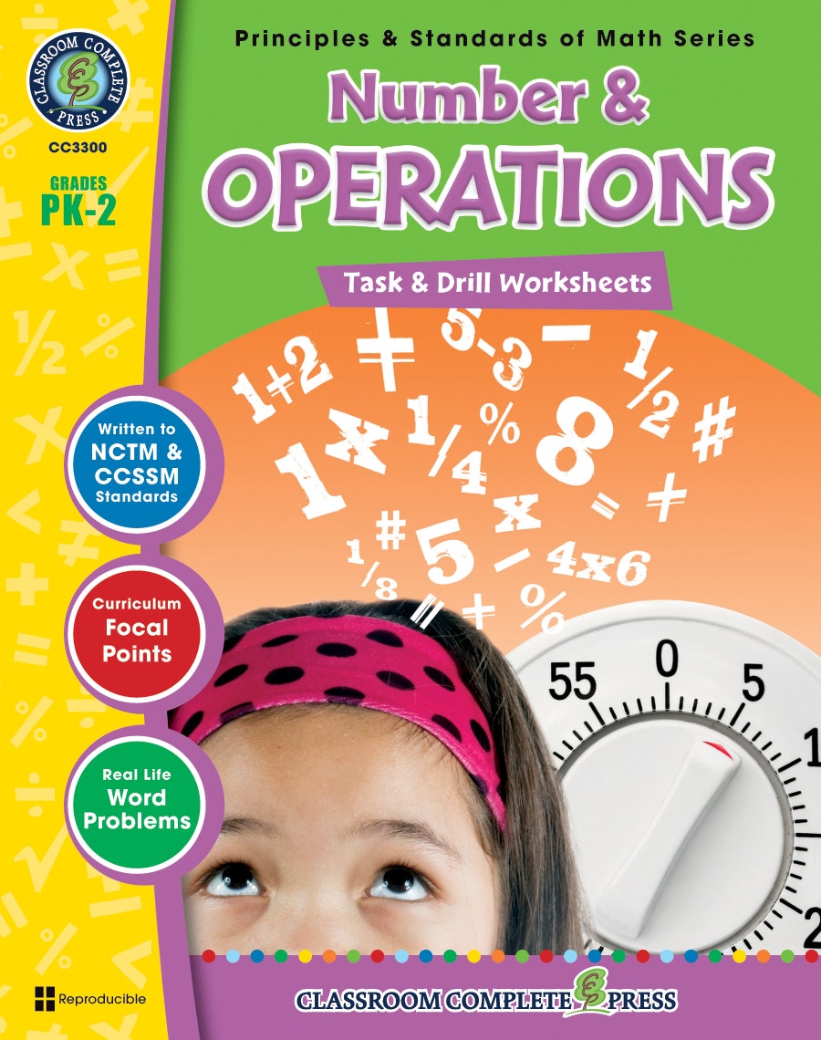 Number & Operations - Task & Drill Sheets Gr. PK-2 Ebook
