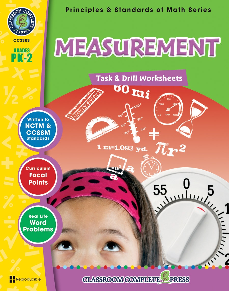 Measurement - Task & Drill Sheets Gr. PK-2 Ebook