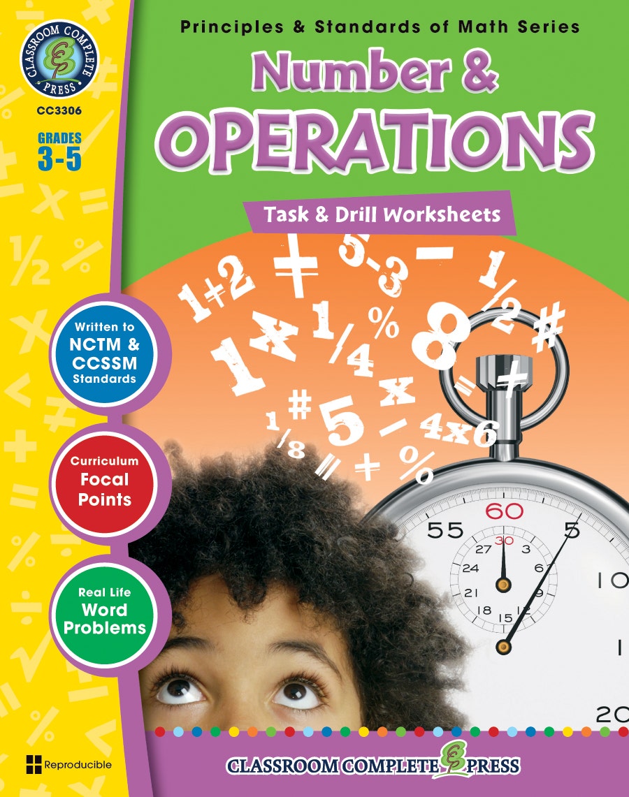 Number & Operations - Task & Drill Sheets Gr. 3-5 Ebook