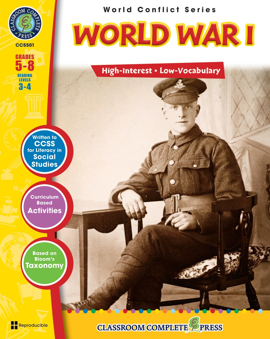 World War I Gr. 5-8 Ebook