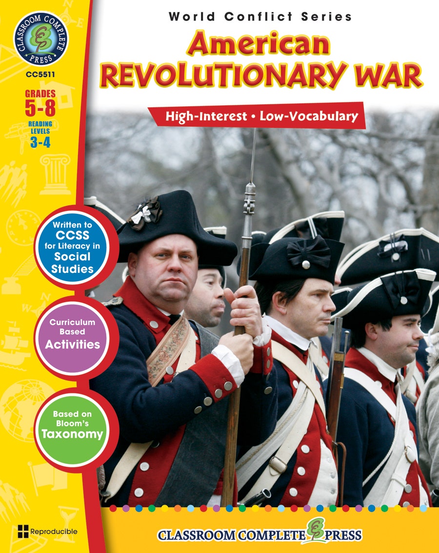 American Revolutionary War Gr. 5-8 Ebook