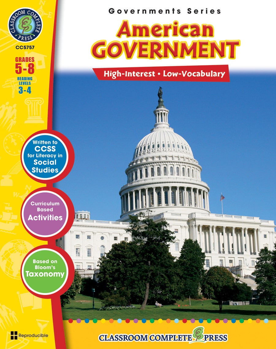 American Government Gr. 5-8 Ebook