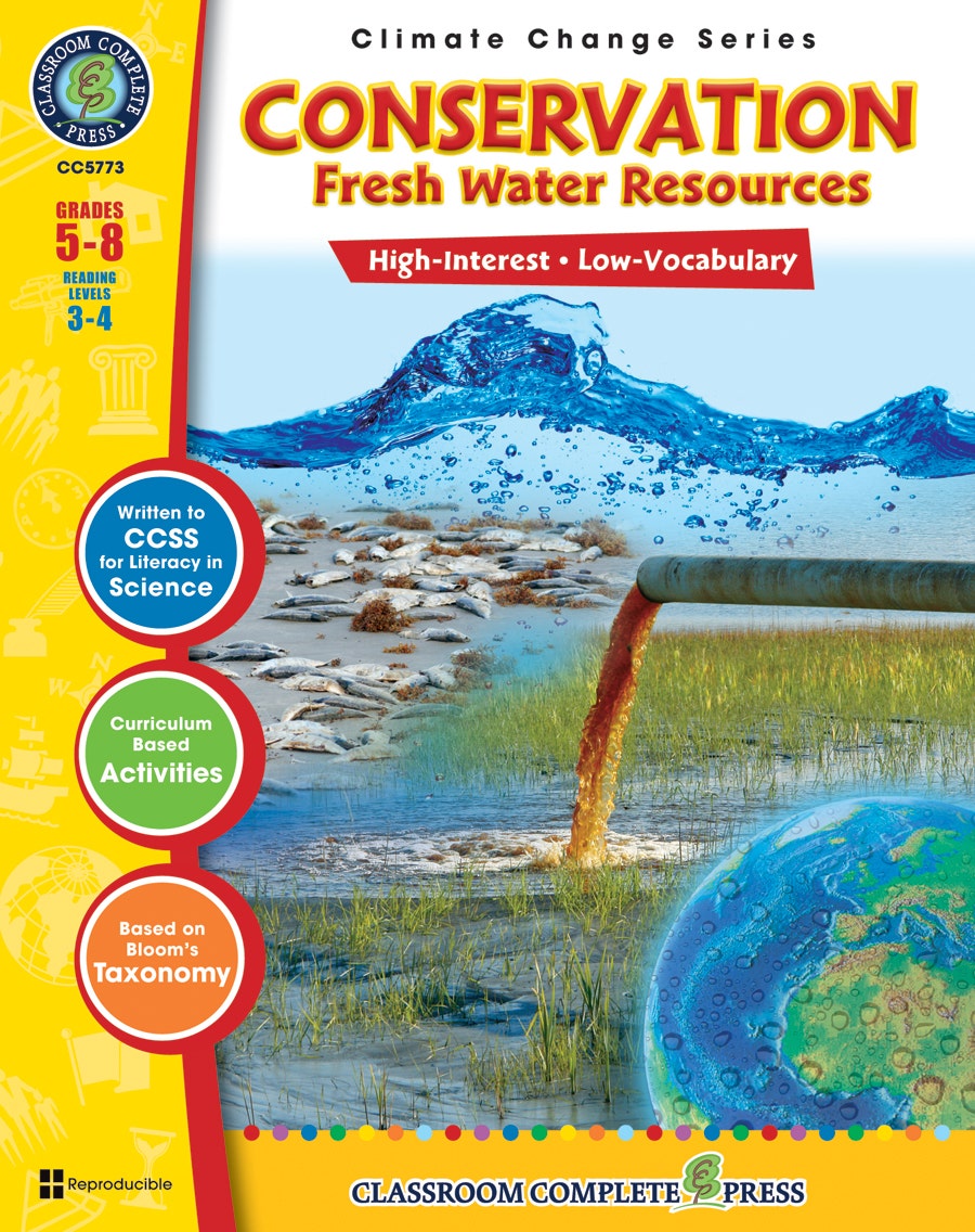 Conservation: Fresh Water Resources Gr. 5-8 Ebook