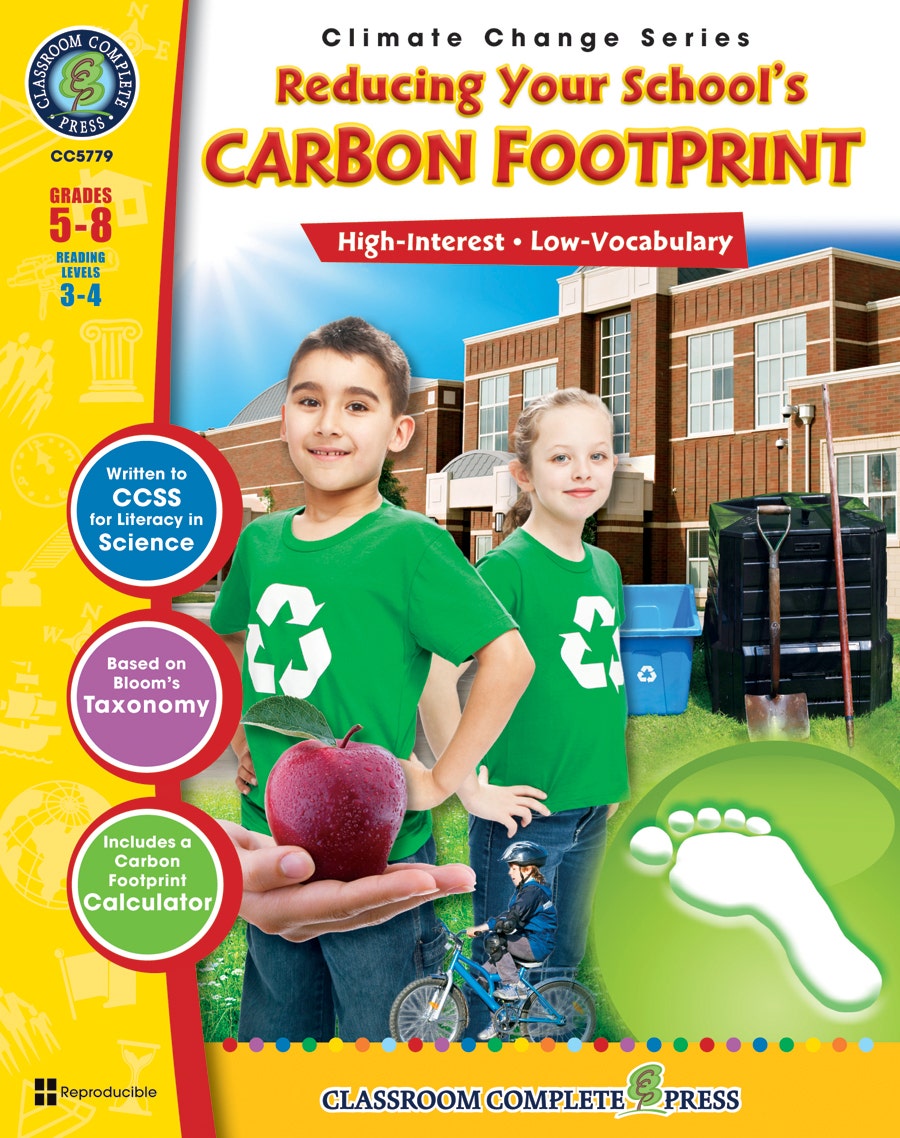 Reducing Your Schools Carbon Footprint Gr. 5-8 Ebook