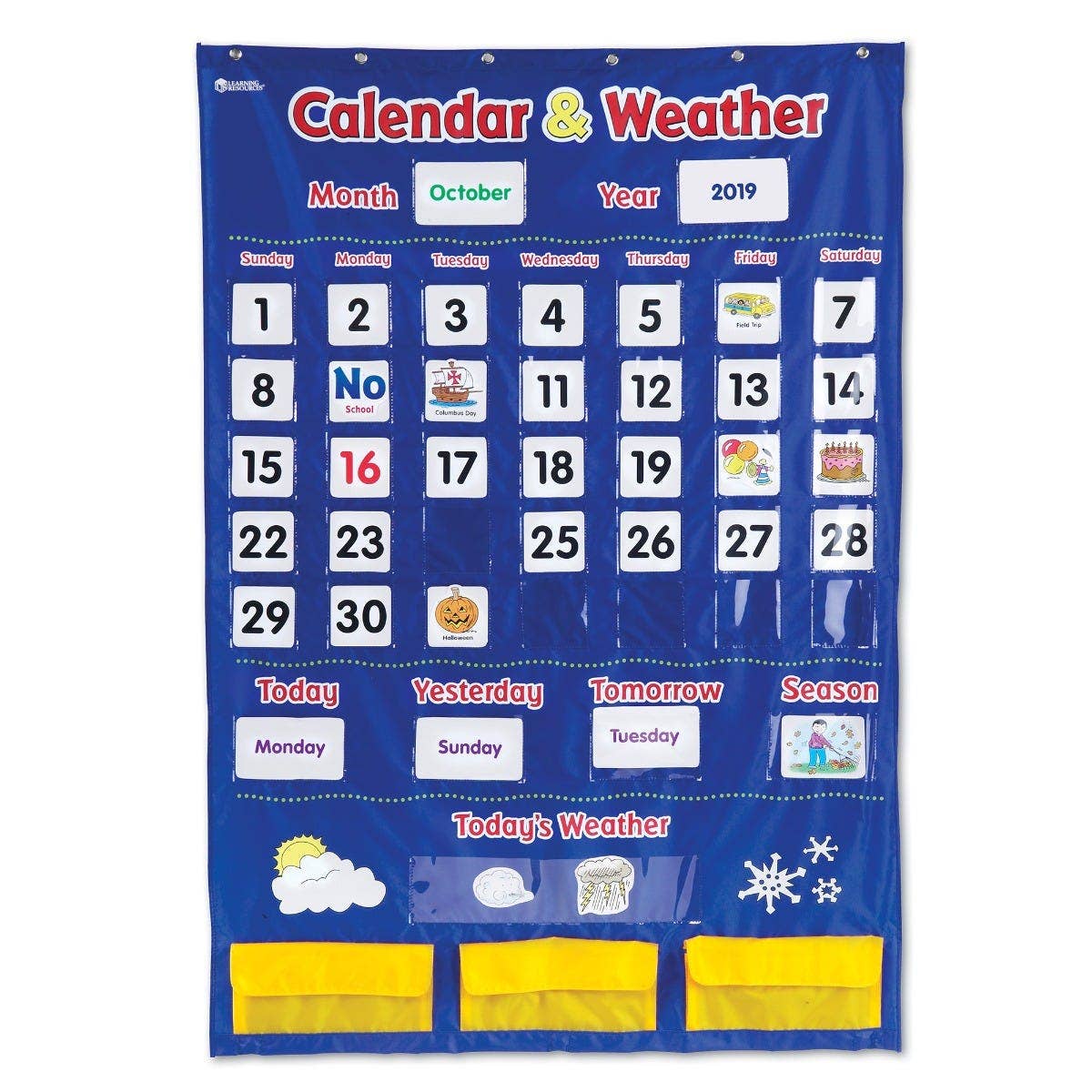 Calendar & Weather Pocket Chart