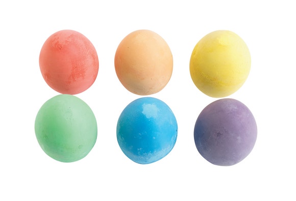 Chunky Chalk Eggs 18 pcs