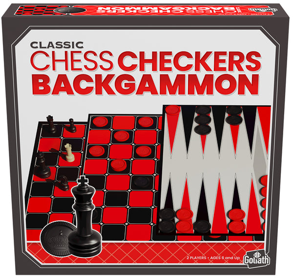 Classic Chess Checkers Backgammon