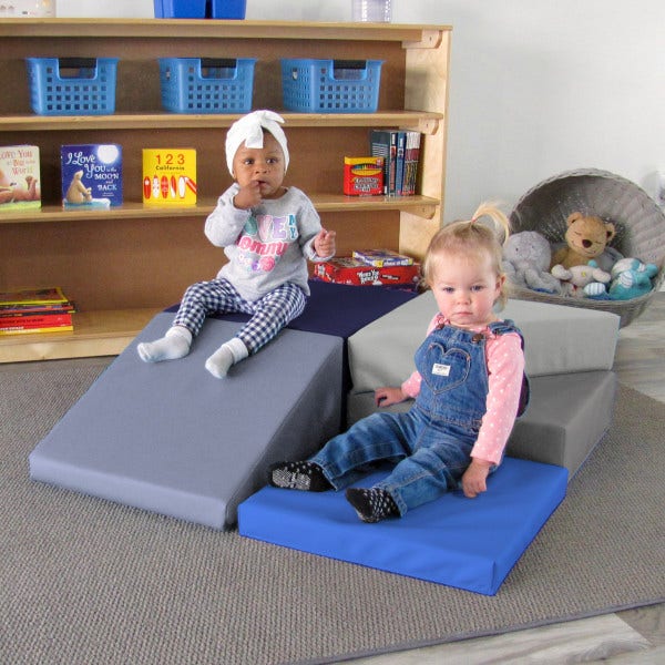 Climber Toddler Playtime Corkscrew Navy Powder Blue