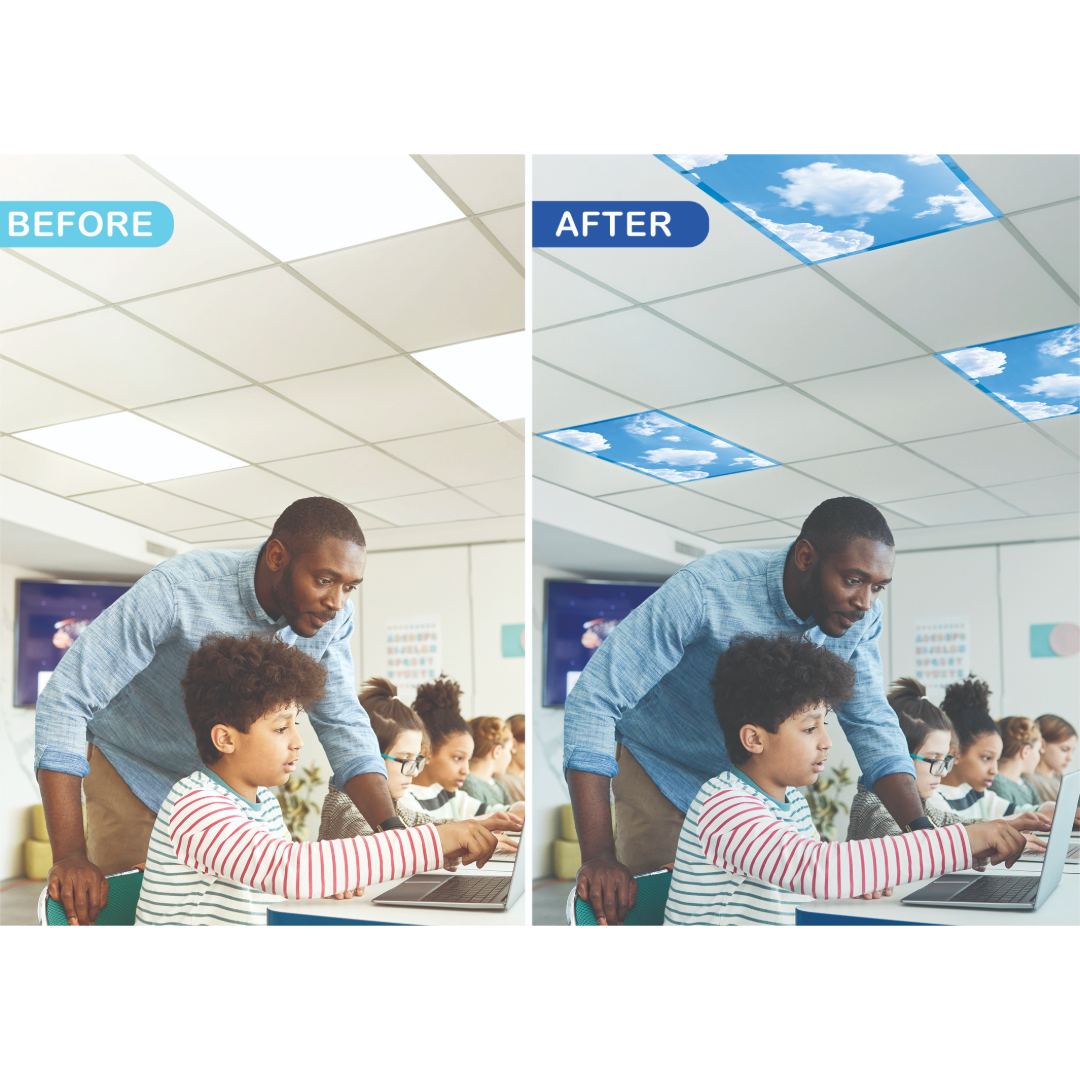 Clouds Calming Covers Ceiling Light Filters