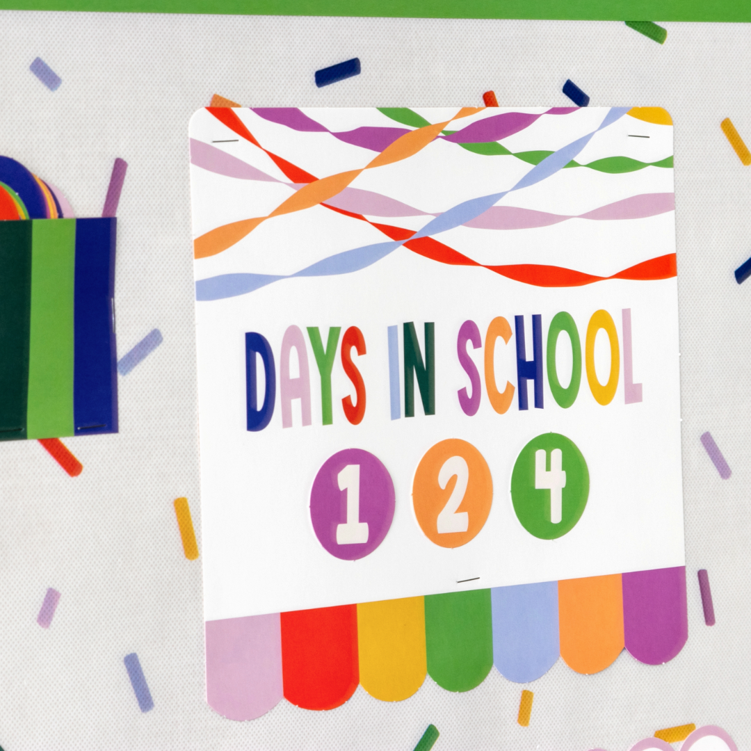 Color Crush Calendar Bulletin Board