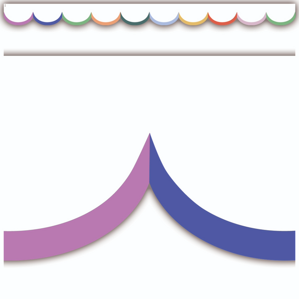 Color Crush Crushing It Scalloped Die-Cut Rolled Border Trim