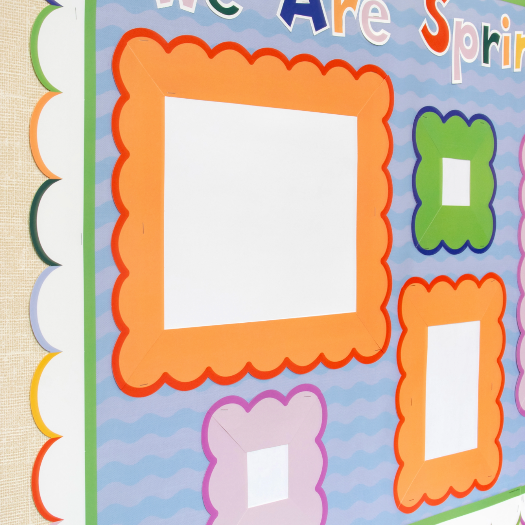 Color Crush Orange Scallops Die-Cut Border Trim