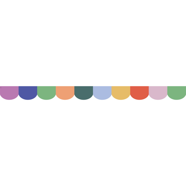 Color Crush Scalloped Die-Cut Border Trim