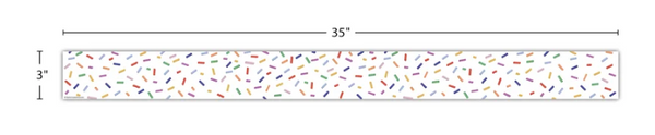 Color Crush Sprinkles Straight Border Trim