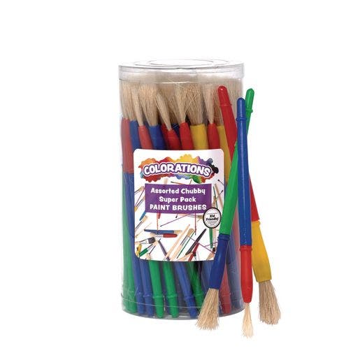 Assorted Chubby Brush Super Pack 60 pcs