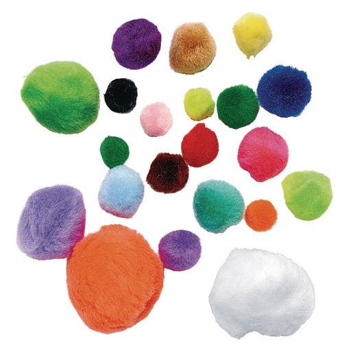 Big Bag Of Pom-Poms 1 Lb