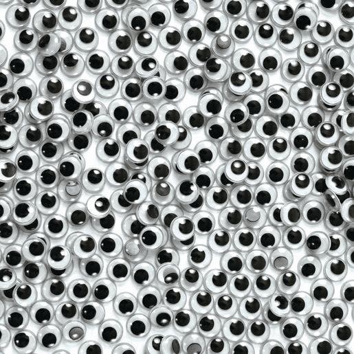 Black Wiggly Eyes 10Mm 1000 Pieces