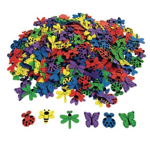 Bug Foam Shapes 500 Pieces