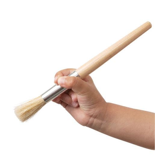 Classic Wooden Chubby Brushes Set of 24