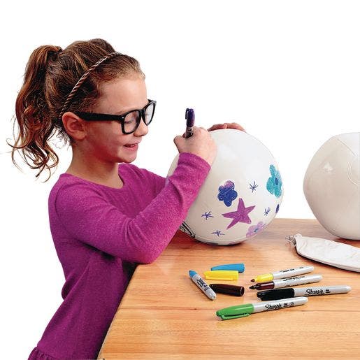Decorate Your Own Beach Ball-Set Of 12