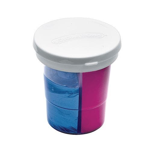 Double Dip Divided Paint Cups-Set Of 5