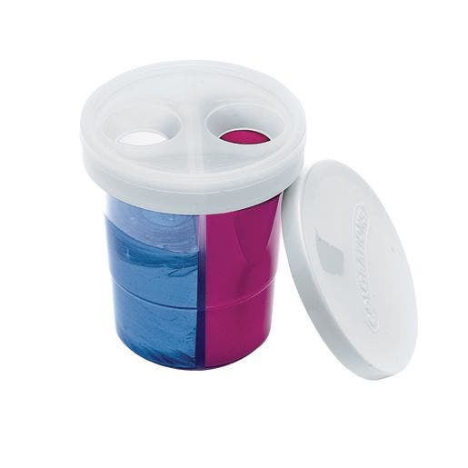 Double Dip Divided Paint Cups-Set Of 5