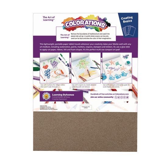 Colorations Drawing Pad 50 Sheets 3 Packs