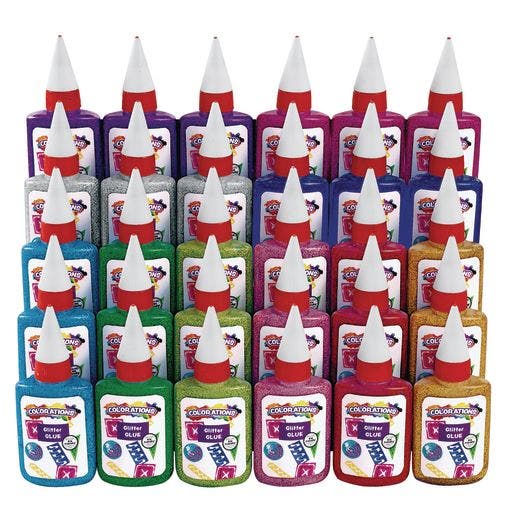 Glitter Glue Classroom Pack Set of 30
