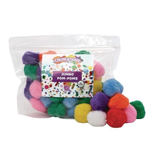 Jumbo Pom Pom 2in 50 Pcs