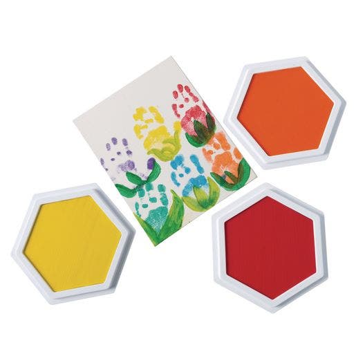 Colorations Jumbo Washable Stamp Pad Classic Set of 6